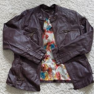 Faux Leather Jacket